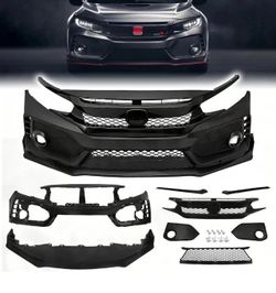 2016-2021 Honda Civic Type R Complete Front Bumper