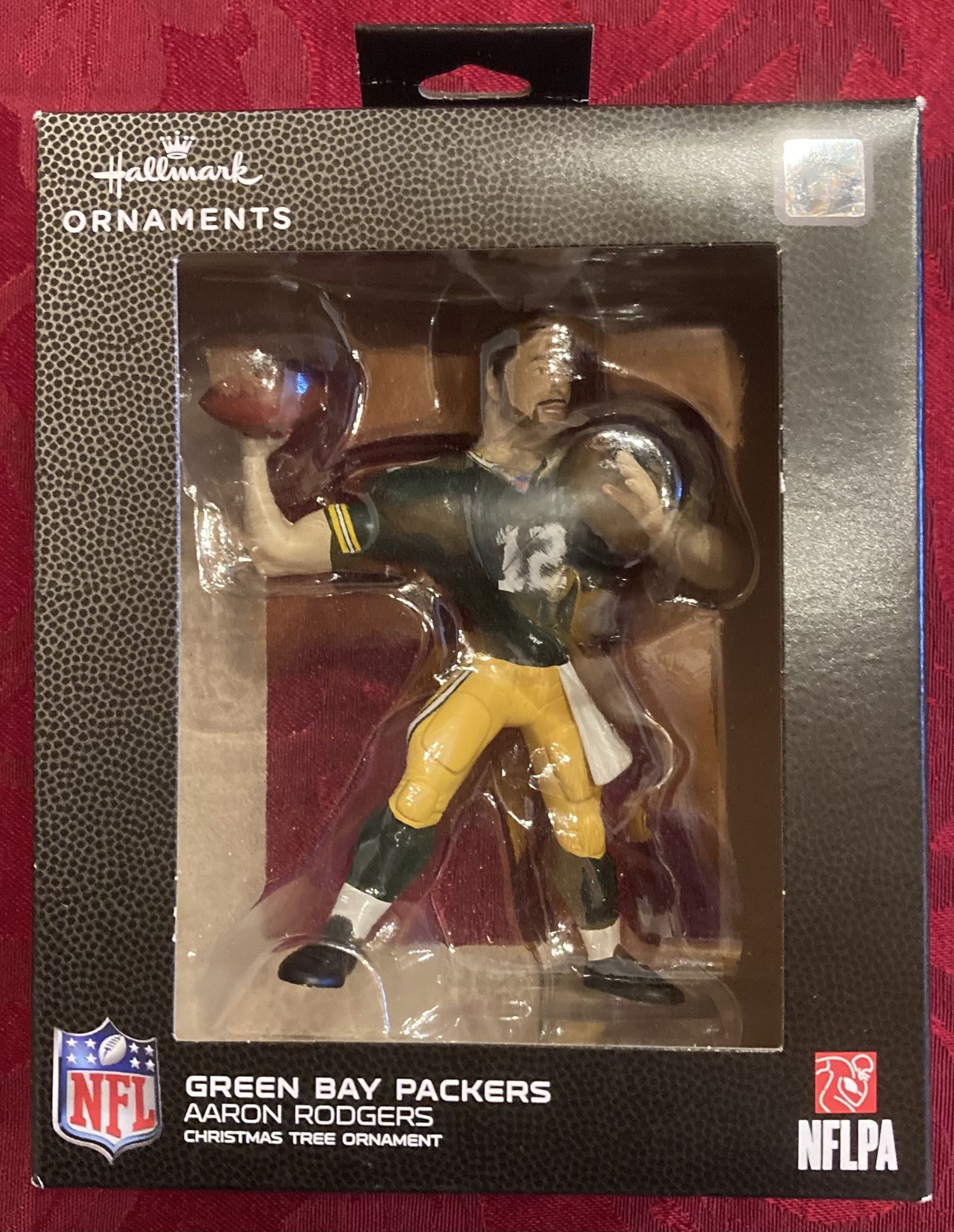 Aaron Rodgers Ornament #12 NFL 2021 Hallmark Ornament Green Bay Packers