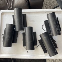 Black 2 Light Sconce 