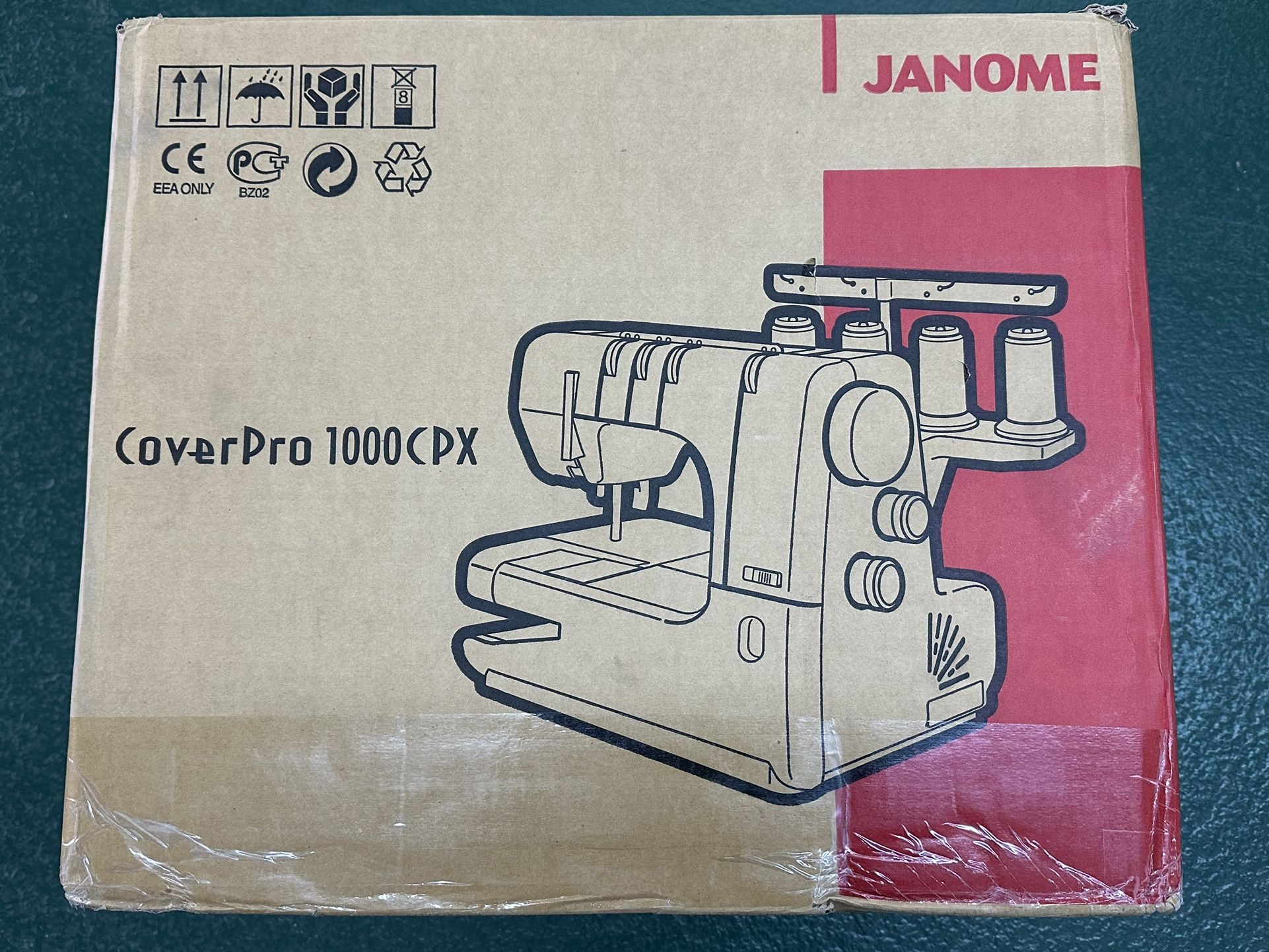 NEW! Janome CoverPro 1000CPX Coverstitch Serger Machine with Bonus Bundle