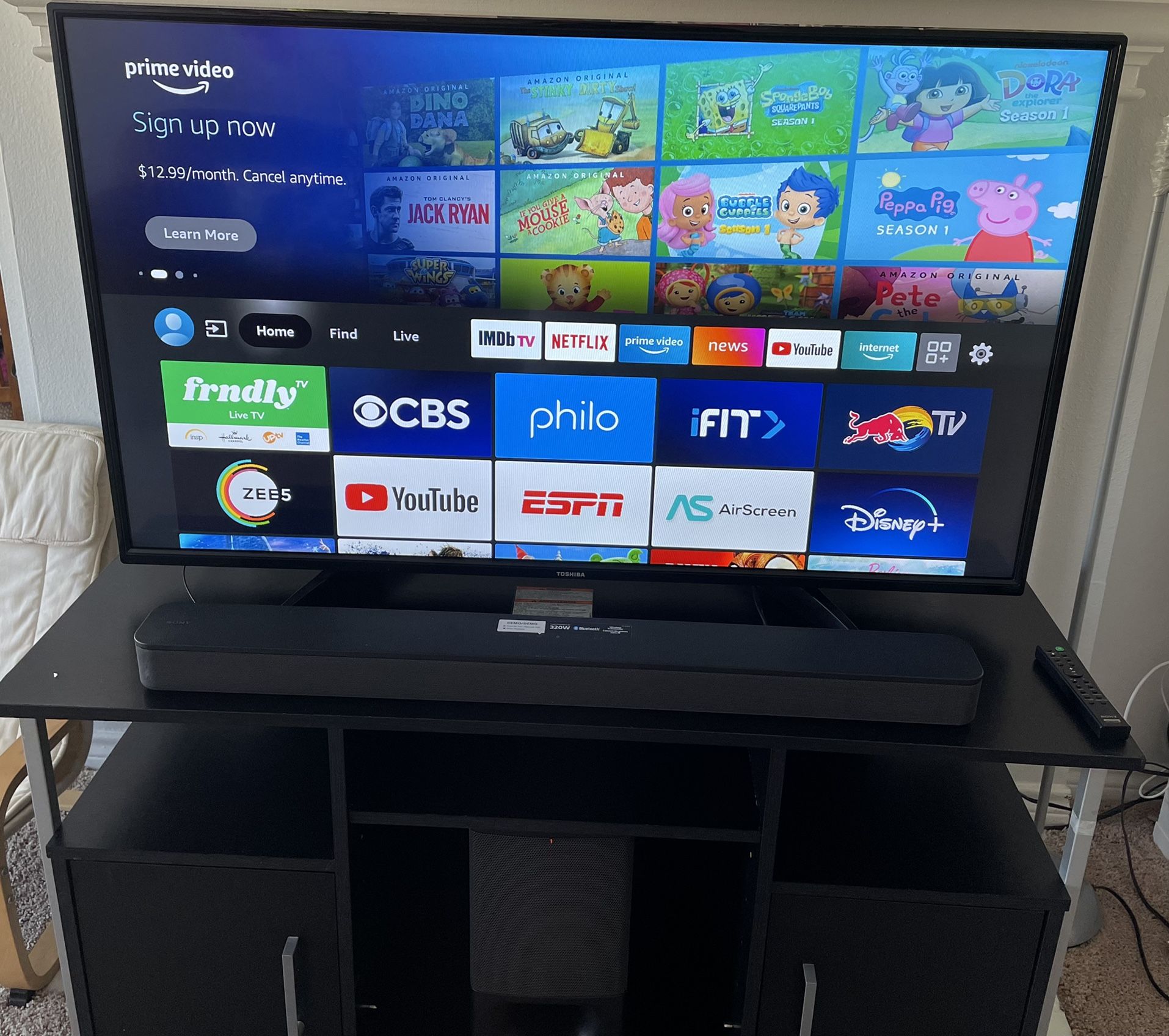 Toshiba - 49" Class - LED - 1080p - Smart - HDTV - Fire TV Edition