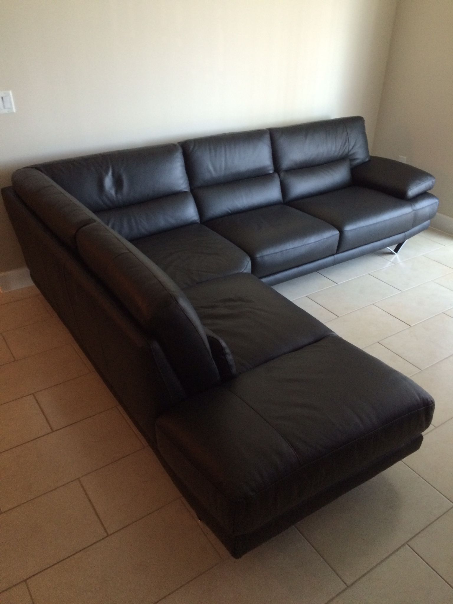 Natuzzi Leather Couch