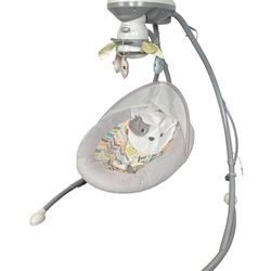 LOW PRICE MOVING- FOLDING SPACE SAVING FISHED PRICE ELECTRIC BABY SWING