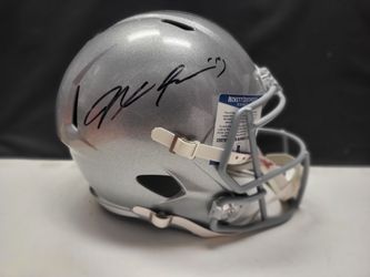 Buckeyes Jaxon Smith-Njigba Signed, Beckett-Certified Speed Helmet