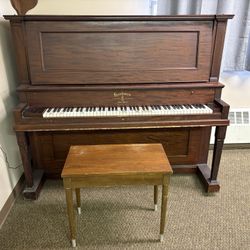 Free Hardman Peck & Co Upright Grand Piano