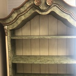 Antique Traditional Style Real Wood Heavy Duty Shelf