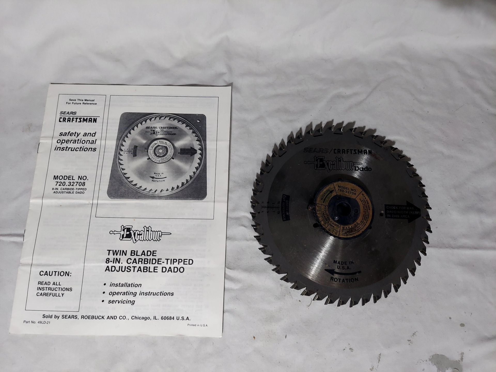 Sears Craftsman Excalibur Dado. 