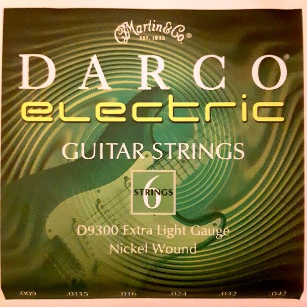 10 Packs Of Martin - Darco 09 Light Electric Guitar Strings New.