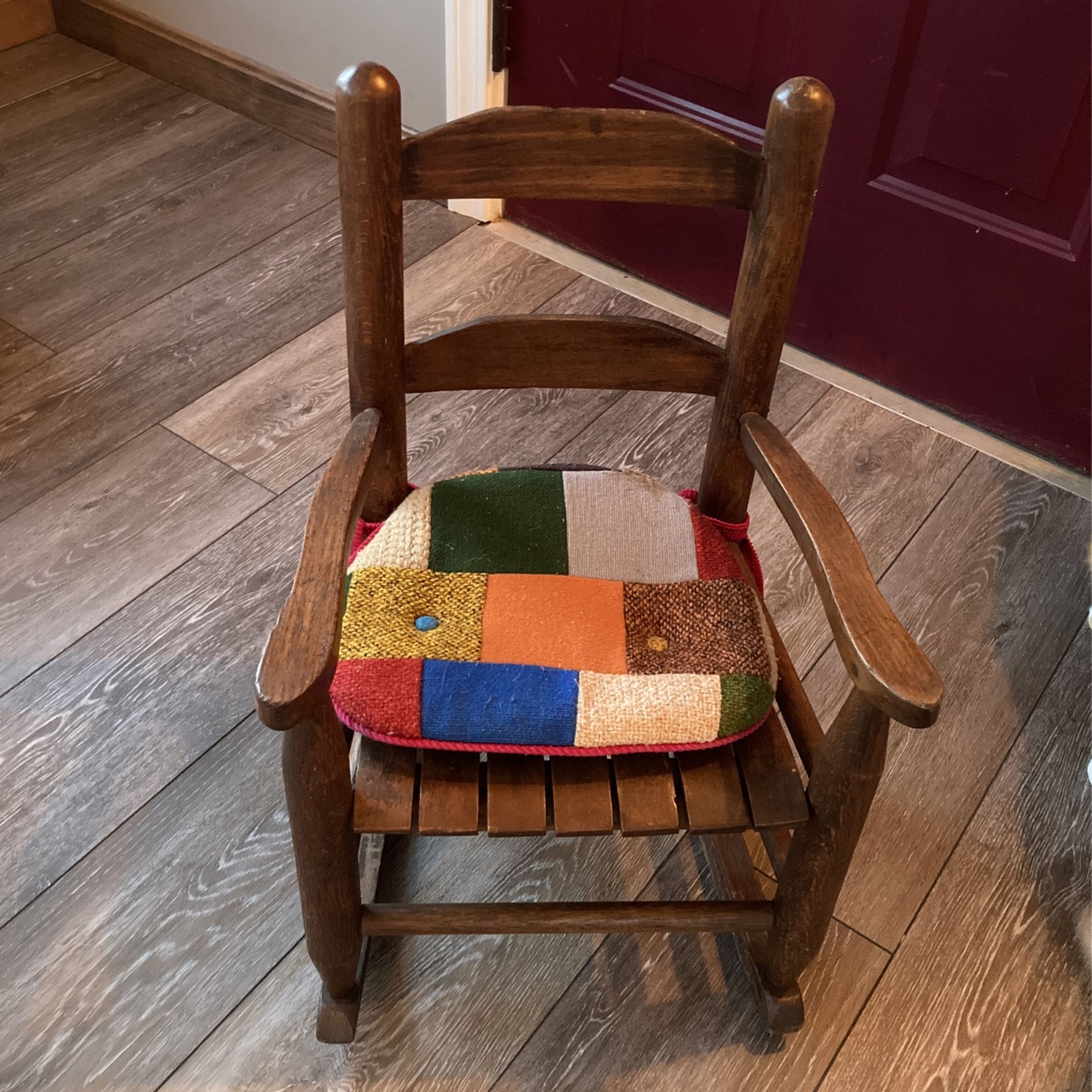 Child’s Wooden Rocking Chair