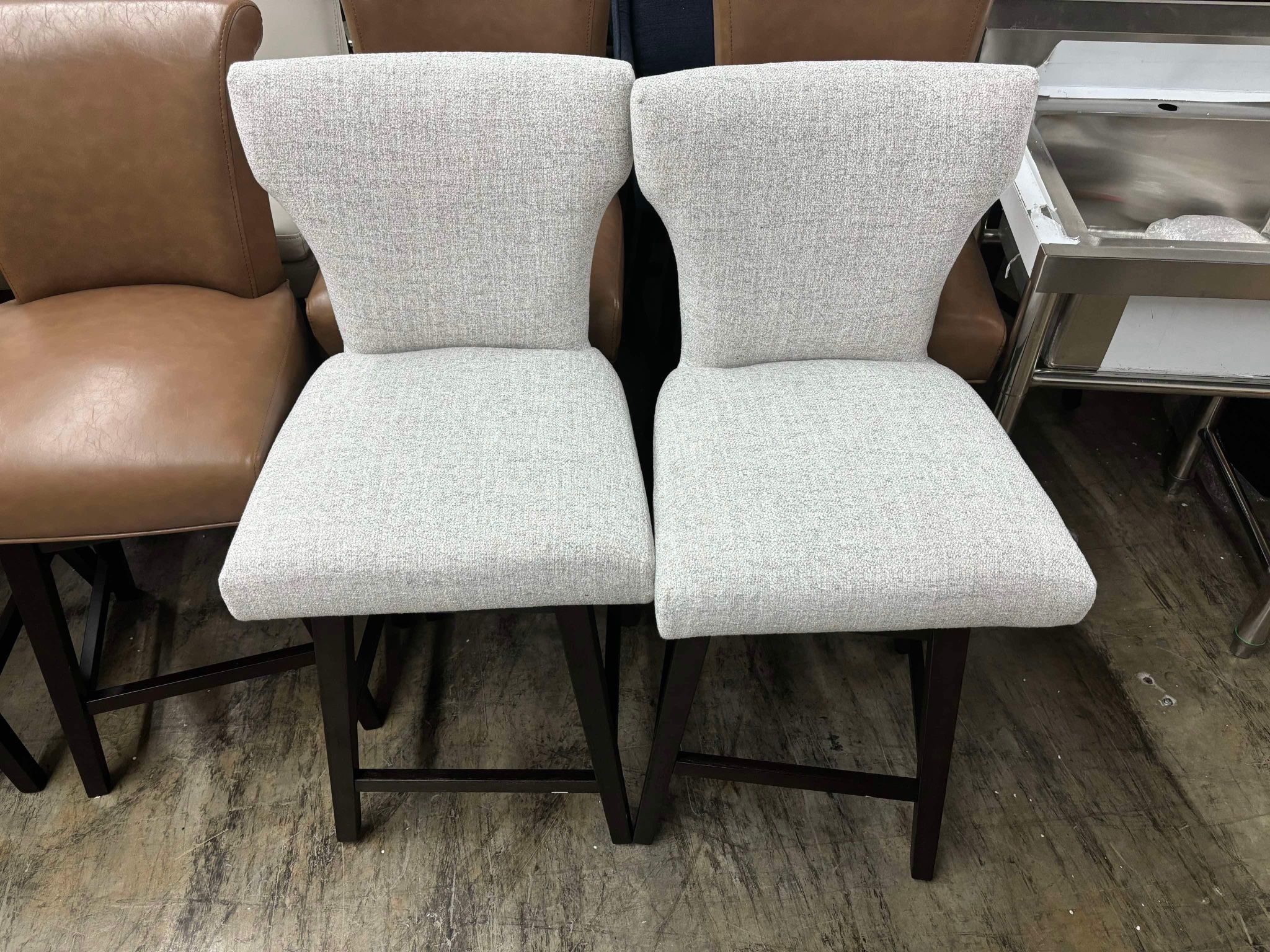 360° Swivel Barstools Set of 2 for Kitchen Island