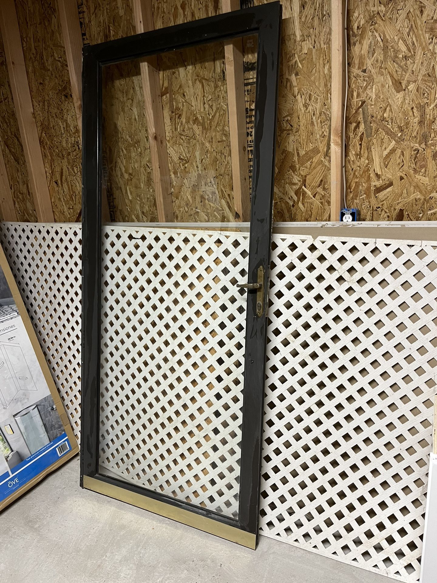 Steel - Glass Security Door