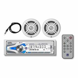 Dual marine digital media receiver and speaker package