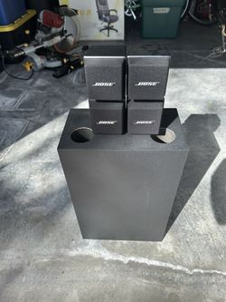 Bose Subwoofer and 4 Speakers