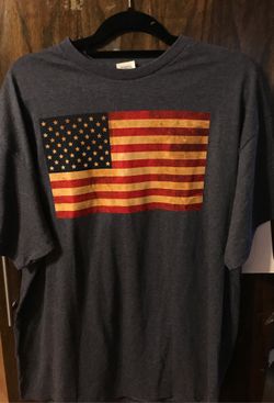 American Flag tee xl
