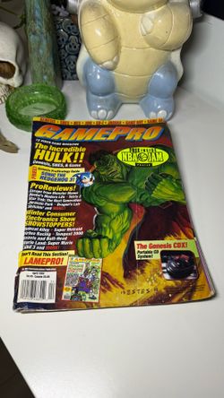 Vintage April 1994 GamePro Sonic 3 Guide The Incredible Hulk Issue #19 Magazine