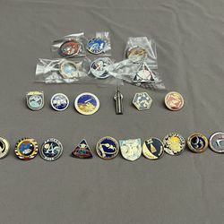Large Collection Of Artemis/NASA/Space Pins