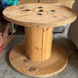 Spindle Used As Decorative Table 