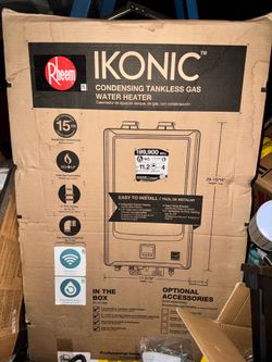 NEW Rheem IKONIC Tankless Water Heater 199K BTU 11.2 GPM – Contractor Deal 🔥