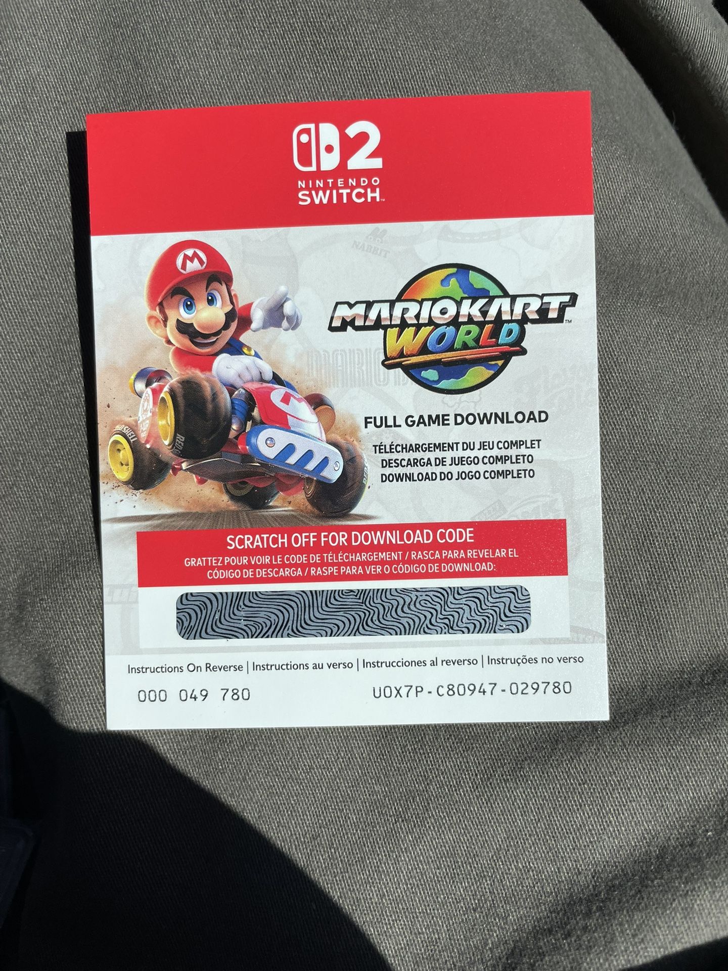 Switch 2 Mario Kart Game