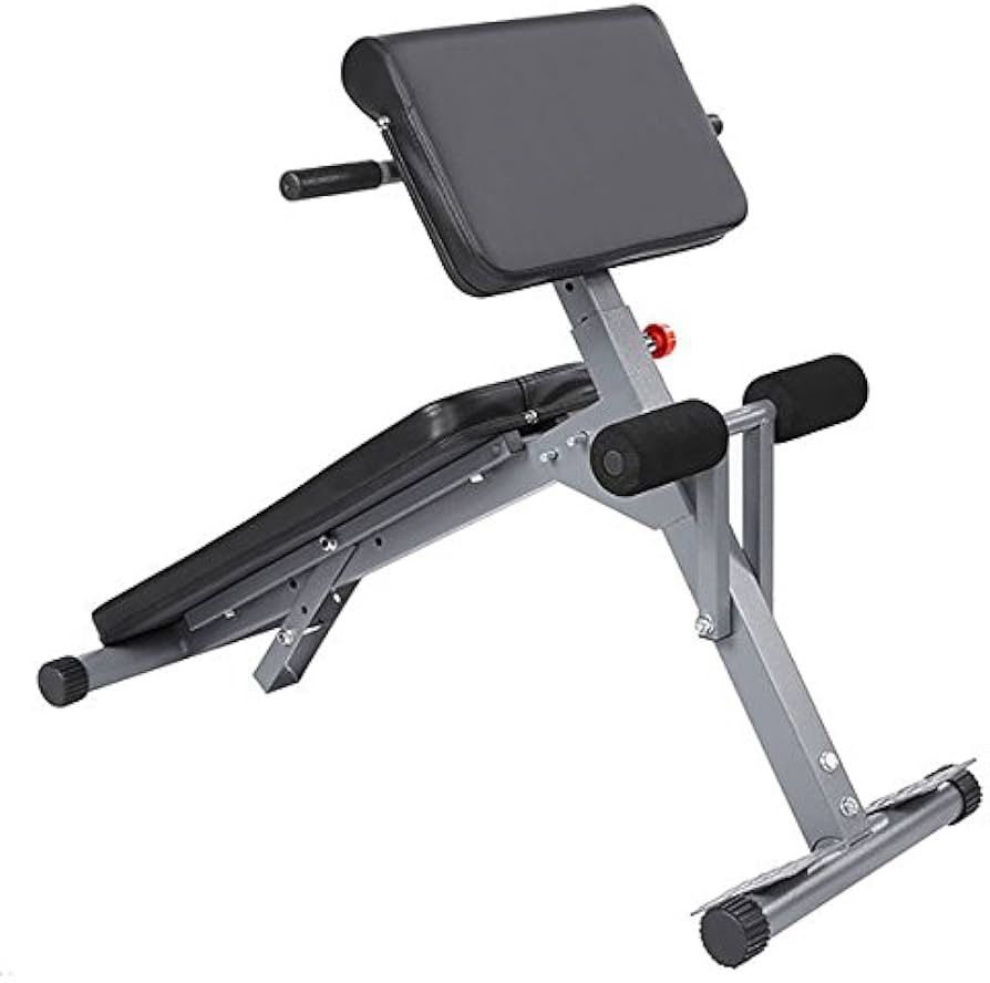 Roman Chair Hyperextension Bench Sit up Bench,Ab Bench Exercise Home Gym Fitness Workout Equipment