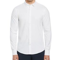 SLIM FIT UNTUCKED TOTAL STRETCH SOLID SHIRT