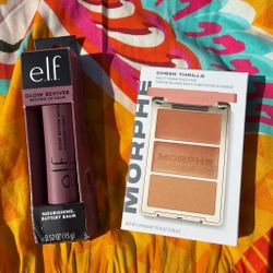 e.l.f. Glow Reviver Lip Balm & Morphe Cheek Thrills Palette Bundle