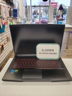 New MSI GF63 Thin 15.6 FHD Gaming Laptop - Pay $1 DOWN AVAILABLE - NO CREDIT NEEDED