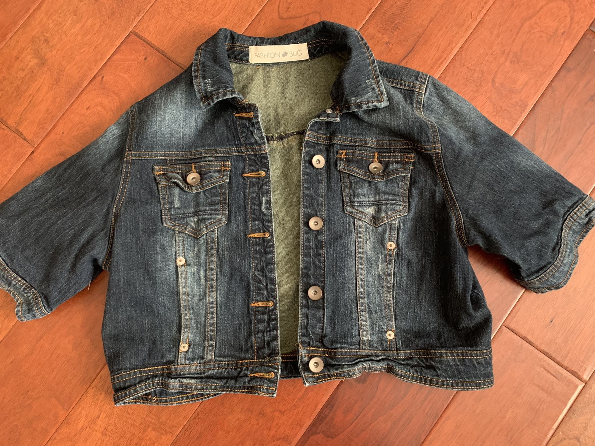 Ladies Short Jean Vest Size 10