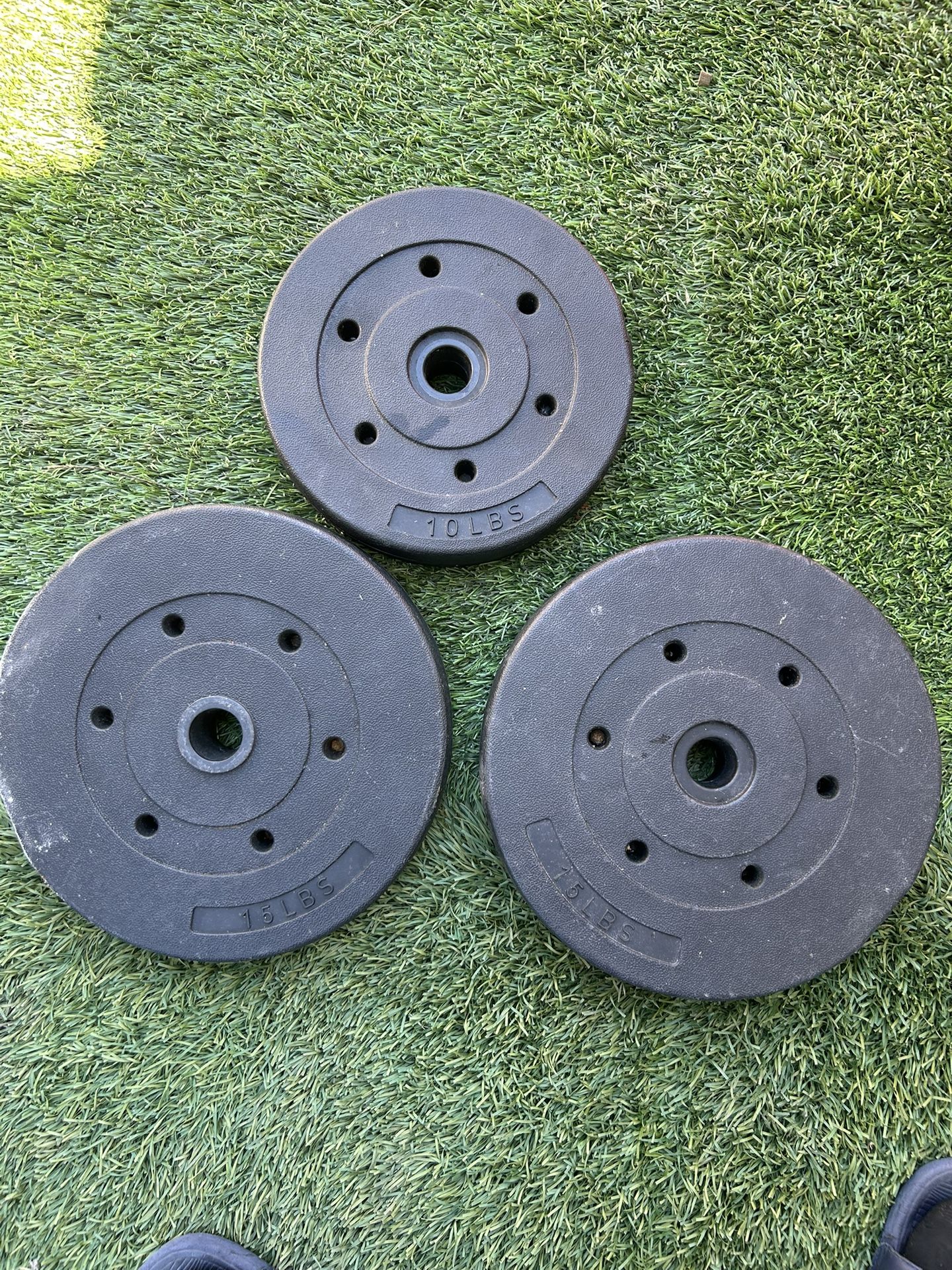15lb And 10lb Weights