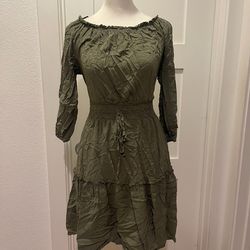 Army Green Dress