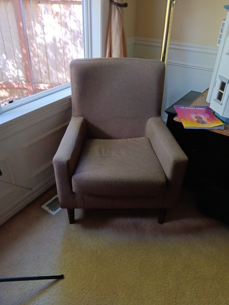 Wingback Chair Set, Brown