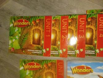 Wonders unit 1 thru 5  and goosebumps collector case