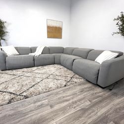 Gray Sectional Modular Couch - Free Delivery
