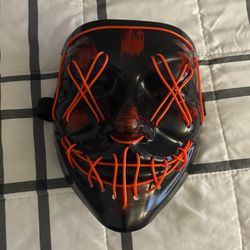 Light Up Purge Mask Red 