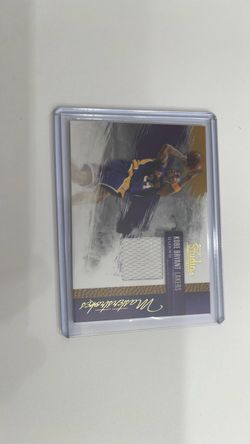 Kobe Bryant Lakers Studio Masterstrokes Jersey Relic Card