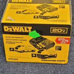 DeWalt DCB2460C 20V MAX 4Ah & 6Ah Starter Kit