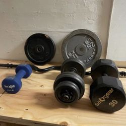 Weights and Rowing Machine