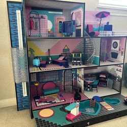 LOL Doll House With Dolls And Accessories