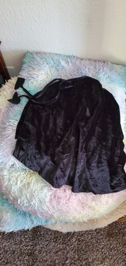 Childs Black Velvet Cape
