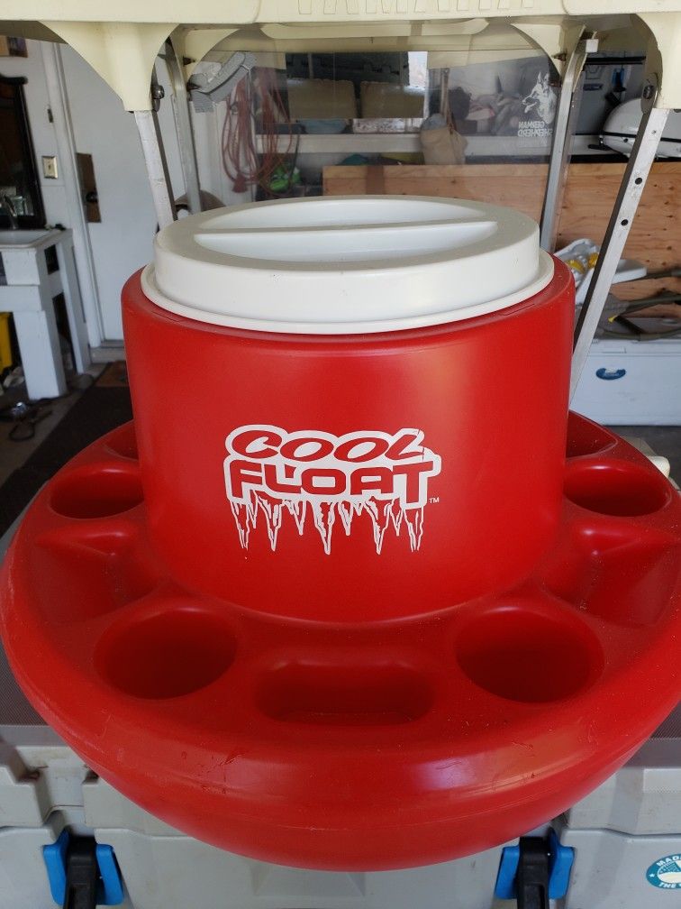 pool or sand bar drink caddy/cooler