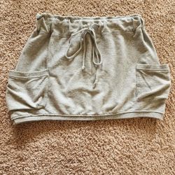 Cute gray girls skirt