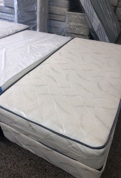 TWIN MATTRESS AND BOX /NEW