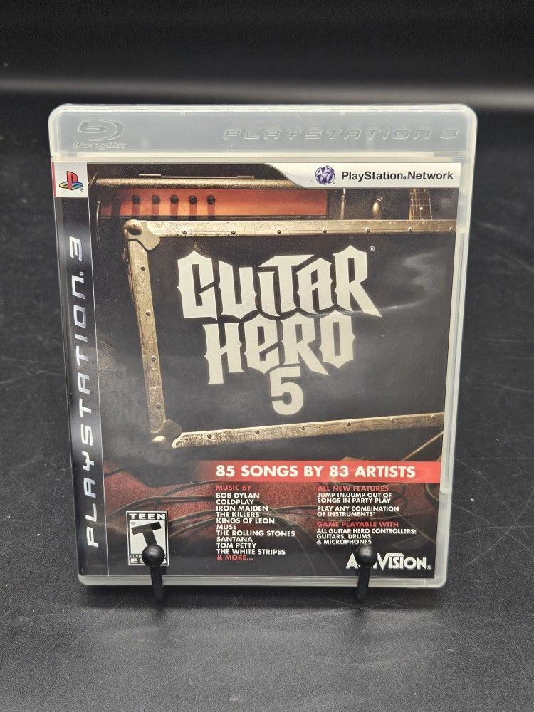 Guitar Hero 5 Sony PS3 PlayStation 3 Video Game Complete In Box CIB