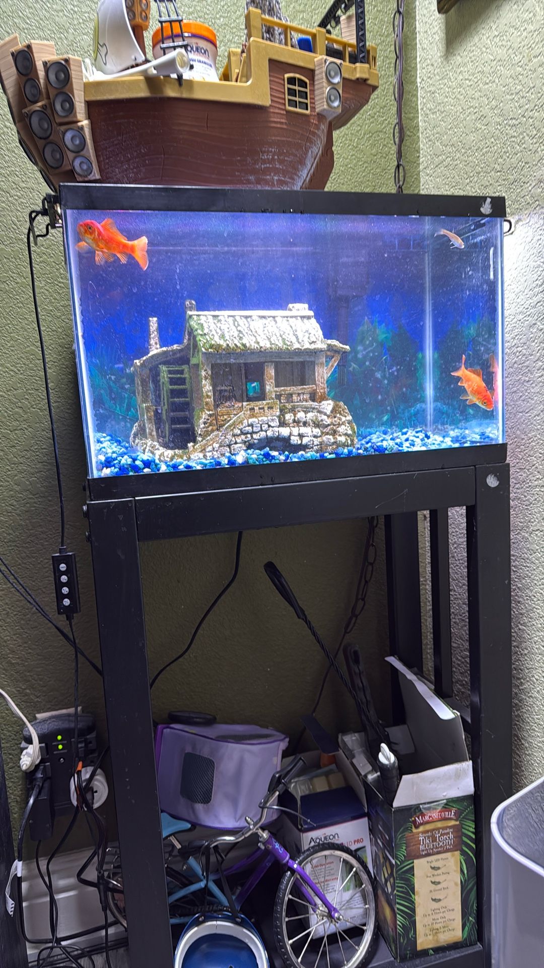 Fish Tank With Stand And Accessories