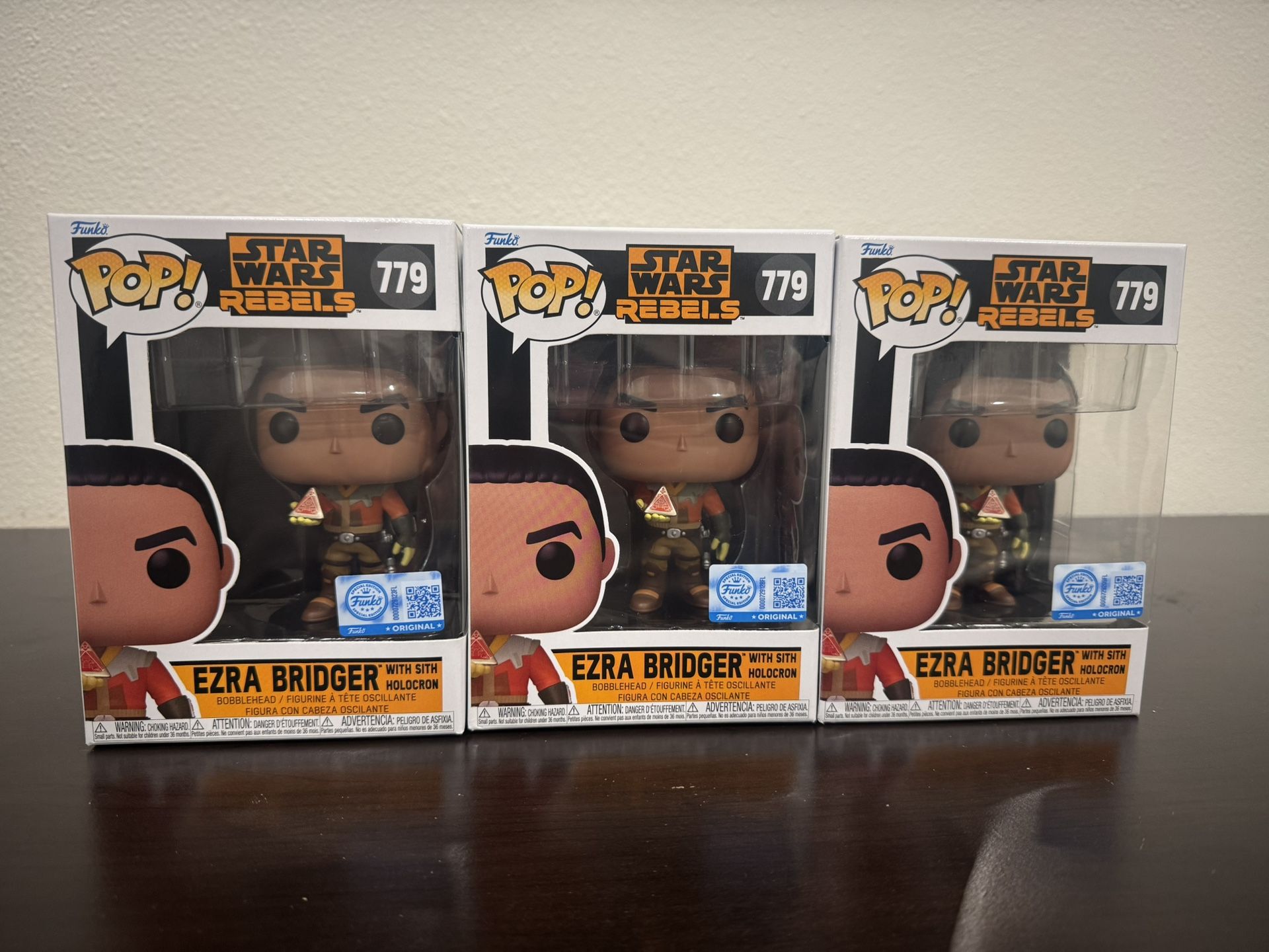 Funko Pop! Vinyl: Star Wars - Ezra Bridger with Sith Holocron - #779