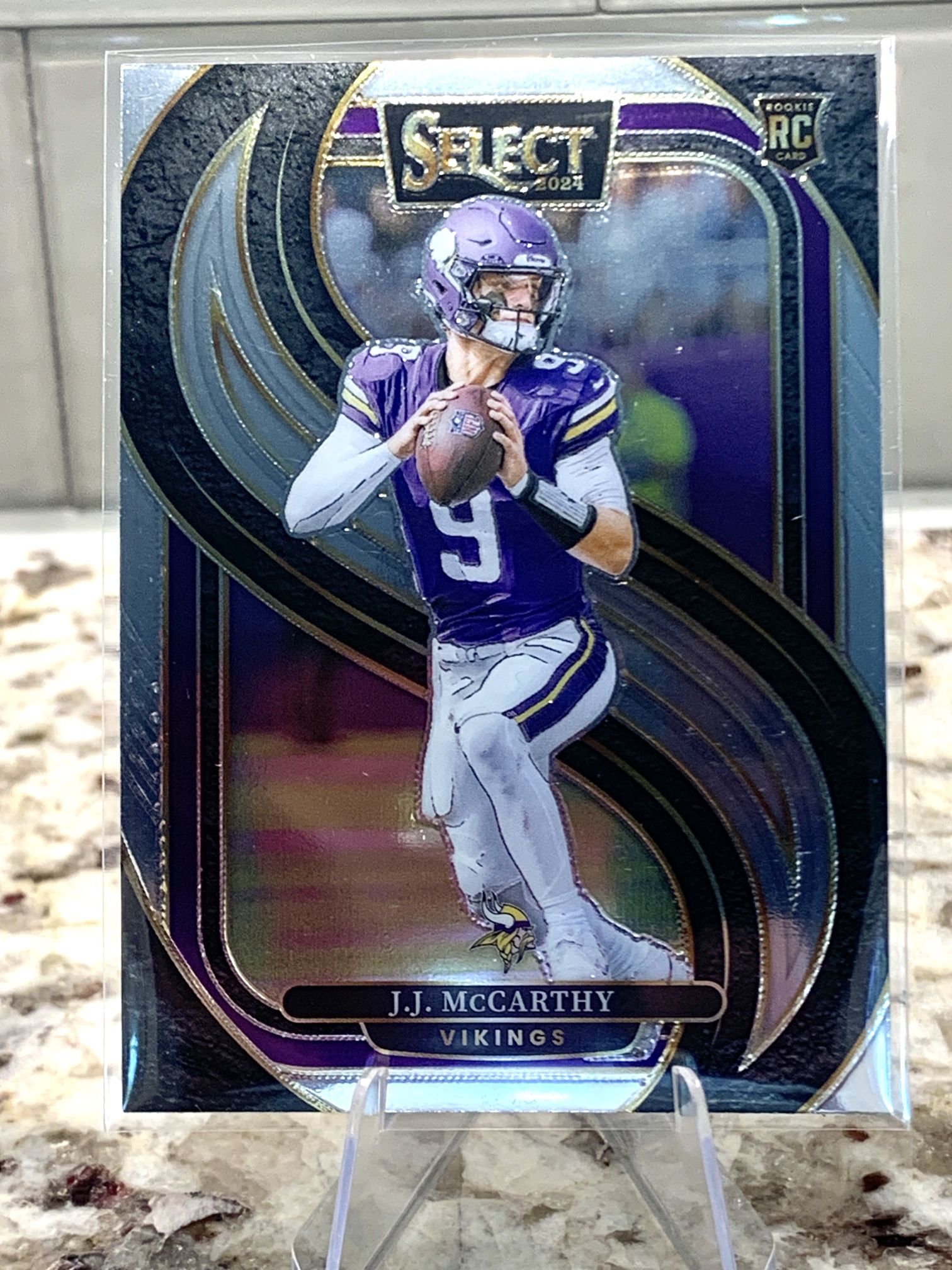 JJ McCarthy Premier Level 2024 Panini Select Rookie