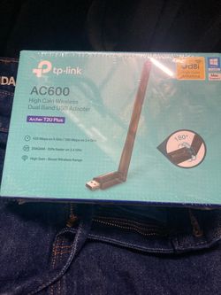 TP-Link Archer T2U Plus AC600 USB WiFi Adapter
