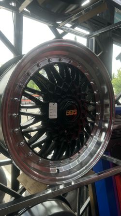 4x100/114.3 17x7.5 +35 REP BBS WHEELS $1000