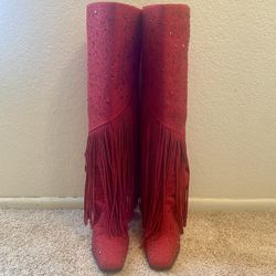 Jessica Simpson Fringe Boots