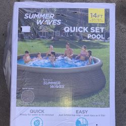 Summer Waves 🌊 14ft Quick Set Pool
